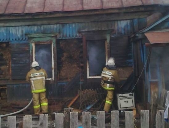 Пожар в Семилукском районе