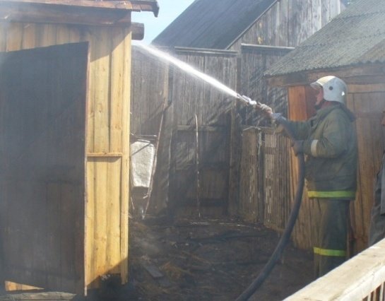 Пожар в Семилукском районе