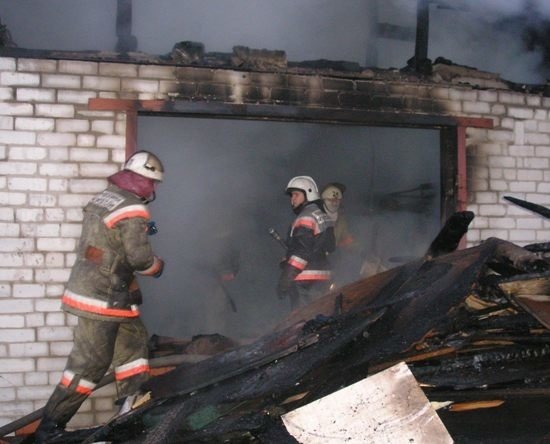 Пожар в Семилукском районе